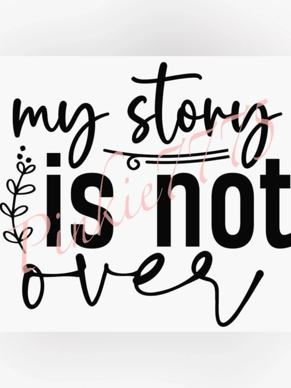 Kitchen hand towel “my story is not over”